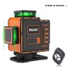 Laser Levels 6 lines 4D Level Self-Leveling 360 Horizontal And Vertical Cross Super Powerful Green Lasers Leveling