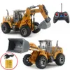 RC Trucks Mini Remote Control Bulldozer 132 Plastteknikbil Dump Truck Crane Excavator Model Electric Vehicle Toys Gift 219607389