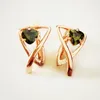 Dangle Earrings High Quality Fashion 585 Rose Gold Color Jewelry Heart Shaped Design Cubic Zircon Women Drop