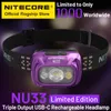 NITECORE NU33 Rechargeable Head Lamps Limited Edition 700LM USB Headlight with 2000mAh Battery for Working Light Fishing Camping