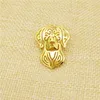 Broscher droppskepp mode ungerska vizsla hund broscher och stift guld färg krage stift smycken klädtillbehör mäns gåva