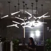 مصابيح قلادة حديثة LED الحجر الصناعي مصباح ديكو ميسون هانسكامامب الإضاءة التجارية المطبخ المطبخ غرفة نوم الثريا غرفة نوم