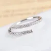 V Gold Luxury Quality Charm Punk Band Ring With All Diamond In Platinum Color for Women Wedding Jewelry Gift Have Box Stamp PS73471290547