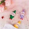 7 PCs Kawaii Mini Babys Elf Dolls Set Fooball Gitarre Laternenplüschspielzeug auf den Regal Accessoires Weihnachtsgeschenke für Mädchen Jungen Kinder Kinder Erwachsene