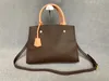 luxurys designers Handbags Purses MONTIGNE Bag Women Tote Brand Letter Embossing Leather Louise Viuton crossbody Shoulder Bags