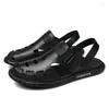 Sandálias sandálias-homem ete slide veno esportivo masculino sandalia homens para sandel praia playa herren rasteira sandalen sandles work