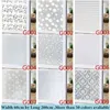 Window Stickers Glass Film Balcony Sliding Door Paper Adhesive Decoration Sticker Toilet Opaque Flower 60X200cm