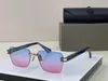 Sonnenbrille 2023 Beliebte Designer-Sonnenbrillen für Damen Pilot Meta-EVO One DTS-147 Anti-Ultraviolett Randloser Rahmen Büffelhorn Herren Sonnenbrille Mode Fahren I0IE