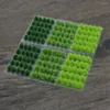装飾花シミュレーショングラスタフトモデル人工茂みミニチュア緑の植物クラスター装飾砂シーンシーンの素材