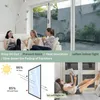 Adesivi per finestre Pellicola per la privacy Specchio riflettente Protezione solare autoadesiva Adesivo per il controllo del calore della tinta del vetro anti-UV per l'home office