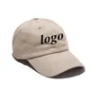 Boné de beisebol ajustável de cor sólida com logotipo personalizado para homens e mulheres com logotipo estampado bordado primavera verão chapéu viseira de algodão