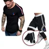 Survêtements pour hommes 2022 coton t-shirts shorts de basket-ball hommes ensembles marque vêtements deux pièces survêtement mode décontracté t-shirts entraînement fitness