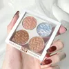 Cień oka 4 kolory matowe paletę cieni do powiek wykwintna makijaż super student Earth Color Cosmetics Maquillage TSLM1