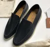 Реалфиновые туфли обувь 5A Loropiana 8124 Summer Walk Loafers Losede Shoe The Women для женщин размером 35-45