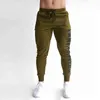 Men's Pants 2019 Autumn Gyms Joggers Skinny Sweat printing Tights Sweatpants For Men Side Zipper Sheer Trouser T220909
