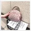 Evening Bags Fashion Shoulder Bag Women&#39;s Solid Color Willow Nail Messenger High Quality Soft Leather Handbag Classic Female Shopper