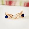 Dangle Earrings High Quality Fashion 585 Rose Gold Color Jewelry Heart Shaped Design Cubic Zircon Women Drop