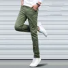 Pantaloni da uomo 100% cotone Pantaloni casual da uomo Pantaloni sportivi da corsa Pantaloni da lavoro di alta qualità Pantaloni militari classici verde militare T220909