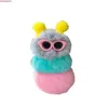 Keychains Cute Caterpillar Pendant Plush Keychain Women Jewelry Anime Accessories Key Holder Fashion Key Chain Car Keyring Christmas Gift T220909