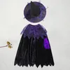 Fille Robes Léger 1 Set Grand Bébé Sorcière Cosplay Costume Pographie Prop Polyester Halloween Robe Lavable Pour Les Femmes