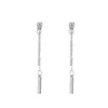 Chaîne Boucles D'oreilles Personnalité Féminine Vent Froid All-Match Clips D'oreille Tempérament Cool Net Rouge Nouvelle Version Coréenne Des Boucles D'oreilles Longue Tendance De La Mode