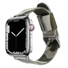 Camo Nylon Strap for Apple Watch Series 8 7 6 5 4 3 SE Band Luxury Wristband Iwatch Band 49mm 45mm 41mm 42mm 44mm 40mm 38mm Bytesbara klockbandstillbehör