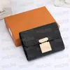 Designer Women Floral Plaid Wallets PU Leather Short Compact Coin Purse Credit Card Holder Wallet