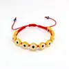 18Pcs Evil Eye Braided Strands Bracelets Lucky Red Color Thread Couple Chain Handmade Prayer Bangles Jewelry Gift