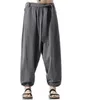 MEN039S PANTS HIP HOP COTTON LINEN HAREM MEN PLUSサイズワイドレッグズボン5xl 6xl 7xl Autunmカジュアルクロスパンツ1498983