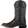 Men039s Boots High Barrel Embroidery Retro Women039s Wide Head Western Cowboy Boots9281911