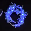 Acessórios para cabelos 1pcs LED FEARGEL WRINGABA PARTE CABELA LUMININADA PARA MULHERES FESTIVAL DE CASAMENTO FESTO DE FESTO DE FESTO DE HALLOWEEN GLOW Party 220909