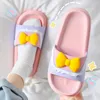 Slippers Summer Women's Bow Princess Style Outdoor Home Sandals Wear Antiskid Deodorant Wholesale