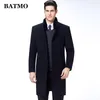 Herren Wollmischungen BATMO Ankunft Herbst Winter hochwertige Wolle langer Trenchcoat Herren Herren Wolljacken warmer Mantel Plus-Größe M-XXXL 8808 220909