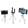 Tripodlar Mini Evrensel Taşınabilir Esnek Seyahat Projektör Kamera Için Hafif Stand Alüminyum Alaşımlı Masaüstü Tripod Telefon