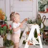 Decoratieve bloemen 1x Easter Wortel Krans Familie Vakantie feest open haard muur hangende decoratie kinderkamer ornament cadeau