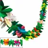 装飾花ジャングルバースデーハワイスタイルフェスティバルパーティーティッシュバナーフラワーガーランドトロピカルタイプの紙