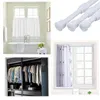Shower Curtains 10pcs Curtain Rod Extendable Poles Multifunctional Bars For Wardrobe Bathroom Bedroom Window Tension