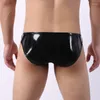 Underpants sexy Dessous männliche Unterwäsche Sexi Herren Schriftsätze Leder für schwule komfortable Männer Shorts Männer Höschen Sissy