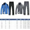 メンズトラックスーツ2022スプリングシンランニングウィンドブレイクフィットネスジョギングトレーニングスーツコンプレッションスポーツ服