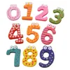 10 pz Montessori Numero di Bambini Frigorifero Frigo Figura Magnetica Stick Matematica 26 Pcs Lettera di Legno Matematica Giocattolo Educativo Per I Bambini