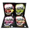 Sour Jacks essbare Mylar-Kunststoff-Mylar-Verpackungsbeutel, leere Gummibärchen, geruchssicherer Beutel, Keile, grüner Apfel, Wassermelone, Waldbeere, Süßigkeitenbeutel