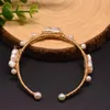 Bankle Original Design Natural frisches Wasser wei￟e Barock Perlen Handgefertigt f￼r Frauen Braut Hochzeit Luxusschmuckzubeh￶r Accessoires