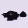 إكسسوارات أزياء أخرى الفطر دبوس مضحك Hypno القبعة تصميم الأسود الحبر الفني الإضافة