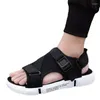 Sandals Summer Sport Men's Man Slippers Buckle Strap Leisure Fashion Flats Slides Breathable Air Mesh Beach Shoes For Male