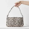 Evening Bags Fashion Stylish Leopard Black White Dotted Shoulder Clutches For Women Small Vintage Korean Japanese Styles