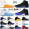 2023 Jumpman Basketbalschoenen Heren Hoge OG 12 12s Stealth University Blauw Hyper Royal Zwart Taxi Utility Twist FIBA Wit Heren Sport Dames Sneakers Trainers Maat 40-46