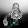 Gravé Terp Slurper Pleine Soudure Bord Biseauté Grande Chambre 10mm 14mm Quartz Banger avec Fleur de Vie Motifs de Gravure Gros Ventre Dab Nail pour Rigs YAREONE Vente en gros