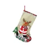 Kerstdecoraties feestelijke kousen klassieke Santa Snowman Rendier Bear 3D speelgoed voor gezinsvakantie