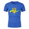 Männer T Shirts T-shirt Ukraine Hemd Übergroßen Mann der Männer Kleidung Top männer Kleidung Freizeit Straße Fußball 2022