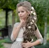 Księżniczka Flower Girls sukienki nastolatek na ślub koronkowe aplikacje balowe suknie balowe długie rękawy Flower Girl Dress for Sprzedaż